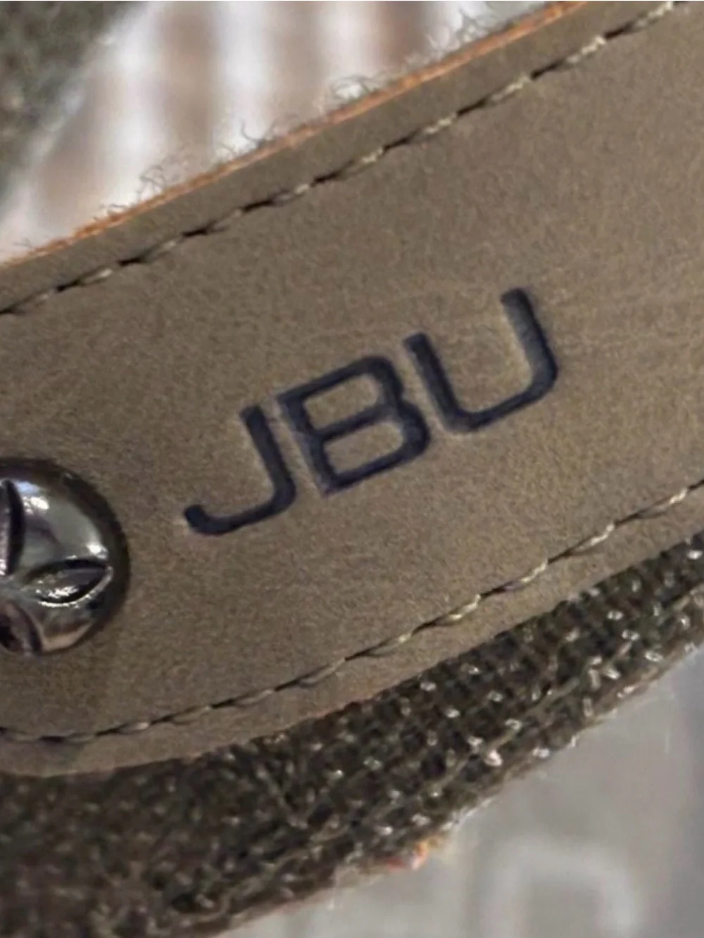 JBU Alyssa Crisscross Slingback Women's Sandals Size 8.5 Olive Green Wedge